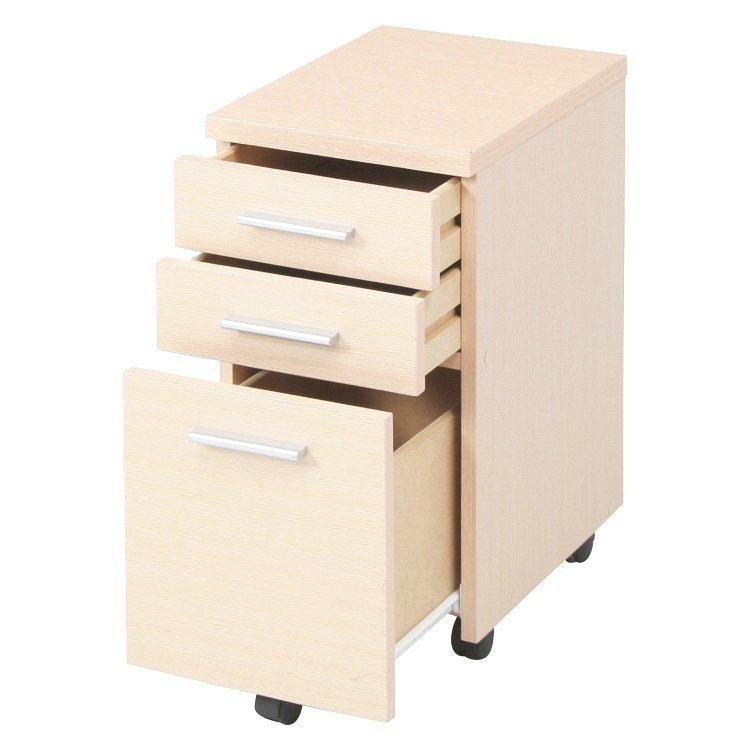 (タイムセール中) キャビネット おしゃれ スリム キャスター付き サイドボード 幅30×奥行40×高さ56cm ナチュラル |  | 01