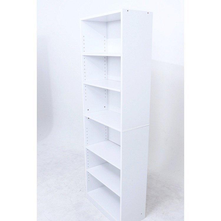 本棚 おしゃれ 幅60×奥行29×高さ180cm ホワイト 白 |  | 05