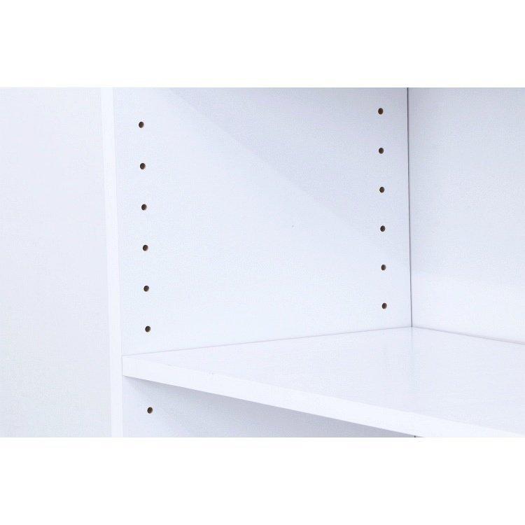 本棚 おしゃれ 幅60×奥行29×高さ180cm ホワイト 白 |  | 06