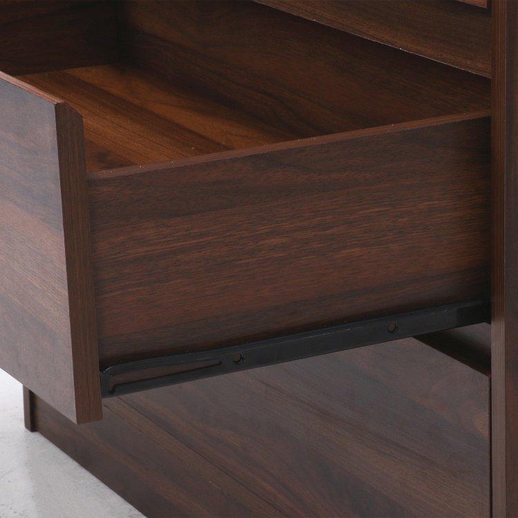 タンス おしゃれ 4段 チェスト 工具不要 幅80.5×奥行40×高さ90cm ミディアムブラウン |  | 04