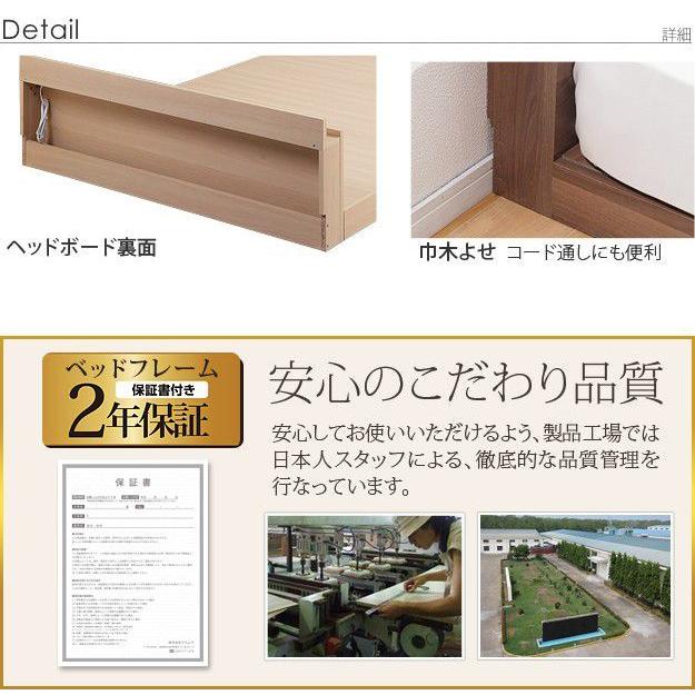 セミダブルベッド ベッドフレームのみ 連結ローベッド :dsmbi-3500264:ベッド 布団 収納家具のダブル - 通販 - Yahoo ...