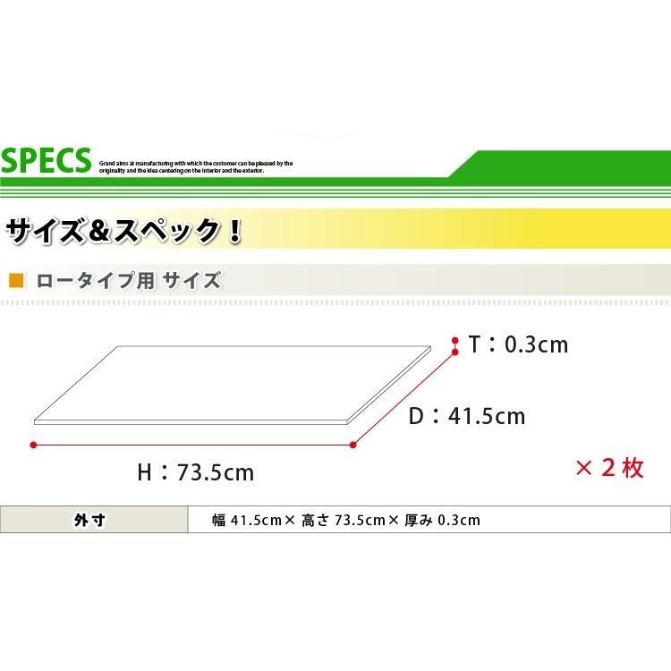 コレクションボード 専用ミラー2枚セット （ロータイプ用/深型/浅型共通） |  | 13