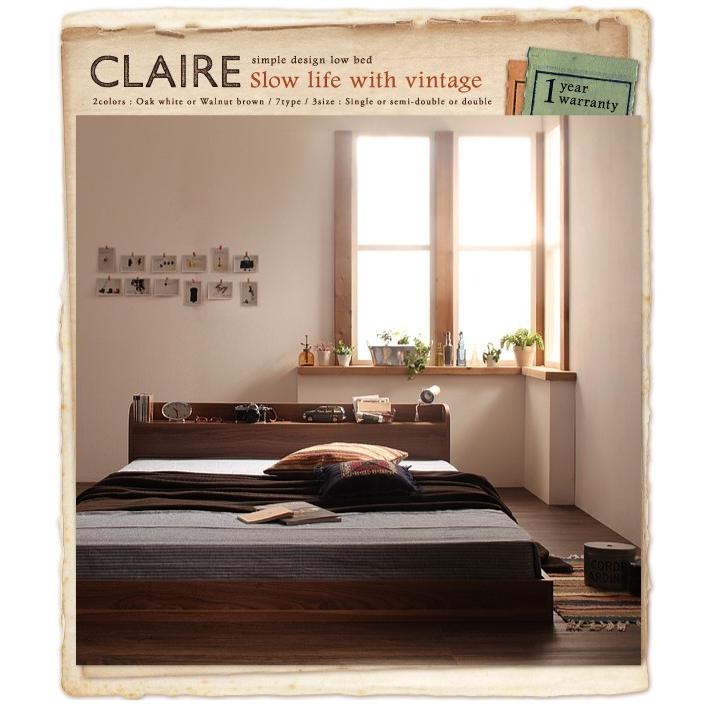 ダブルベッド マットレス付き スタンダードポケットコイル ローベッド 家具、インテリア ベッド、マットレス