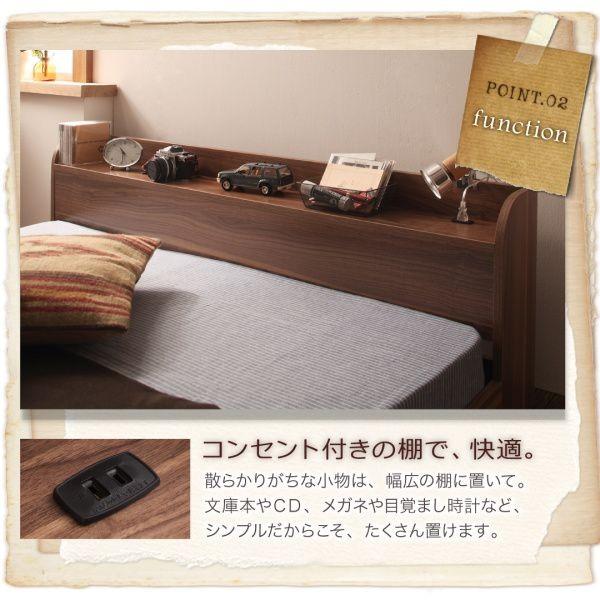 ダブルベッド マットレス付き スタンダードポケットコイル ローベッド 家具、インテリア ベッド、マットレス