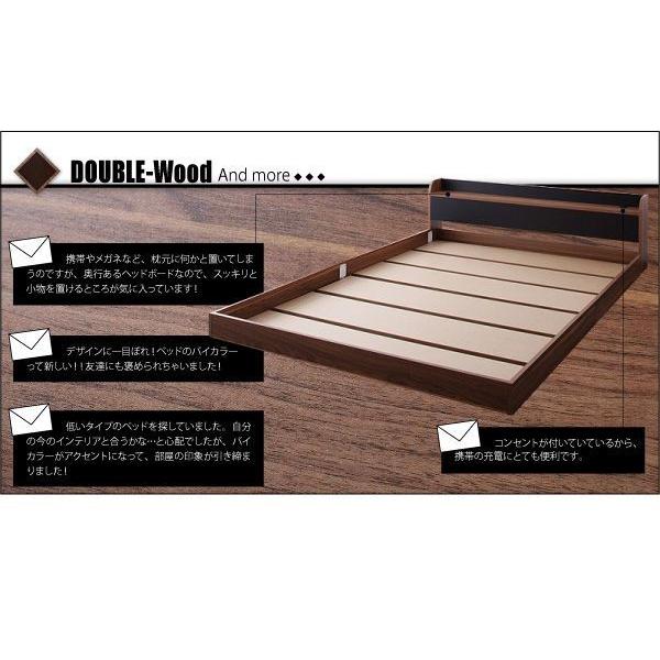 【希少品】 ダブルベッド マットレス付き スタンダードポケットコイル ローベッド 【WS7488847758】(26295円)