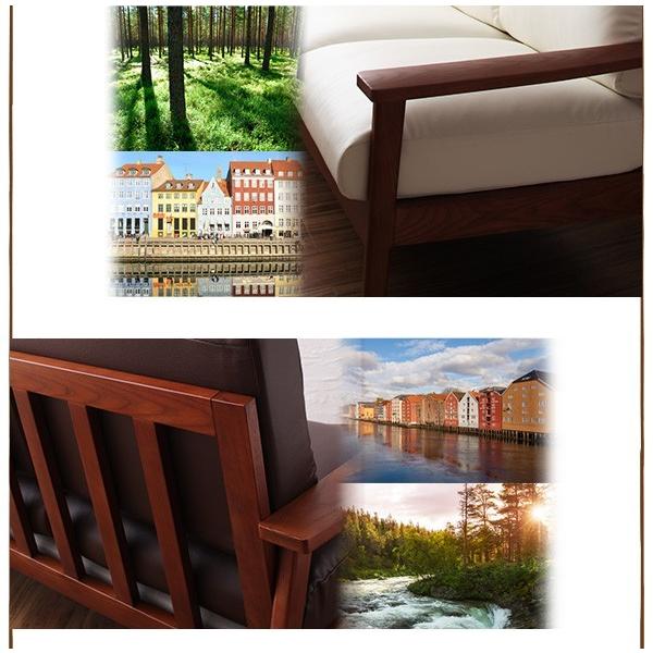 完動品 ソファー 2人掛け おしゃれ 肘掛け付き 天然木シンプル木肘ソファ 【UOI8624915397】(30284円)