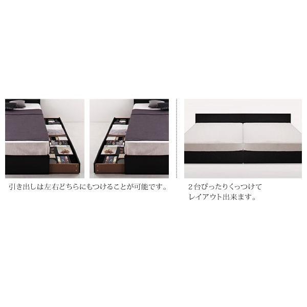 シングルベッド マットレス付き スタンダードポケットコイル 収納付きベッド シングルベッド マットレス付き 収納付きベッド