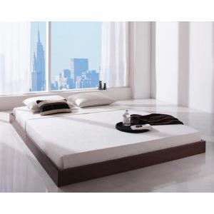 ダブルベッド マットレス付き スタンダードポケットコイル ローベッド(28784円)