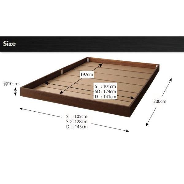 匿名！送料無料！ ダブルベッド マットレス付き スタンダードポケットコイル ローベッド 【SK8197706319】(28784円)