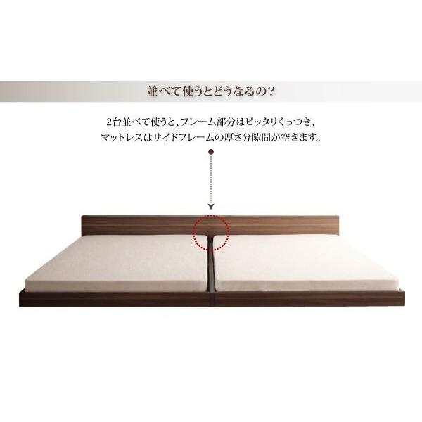 ダブルベッド マットレス付き スタンダードポケットコイル ローベッド 家具、インテリア ベッド、マットレス