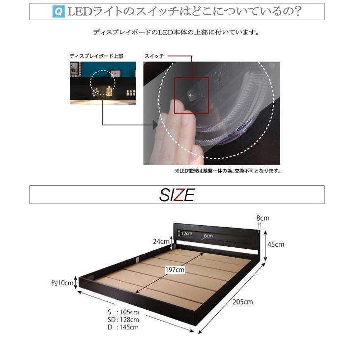 即購入可★ ダブルベッド マットレス付き スタンダードポケットコイル ローベッド 【PET9502368887】(33365円)