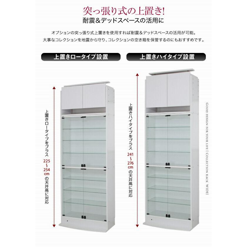 コレクションラック 両開きタイプ 背面ミラー2枚セット 奥行39 |  | 09