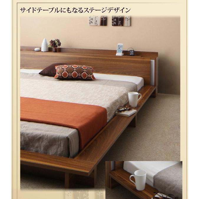 ブランド ダブルベッド マットレス付き スタンダードポケットコイル ローベッド 【I1105478909】(38816円)