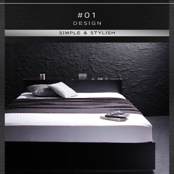 新入荷！ ダブルベッド マットレス付き 国産カバーポケットコイル 収納付きベッド 【HOV1382474713】(48542円)