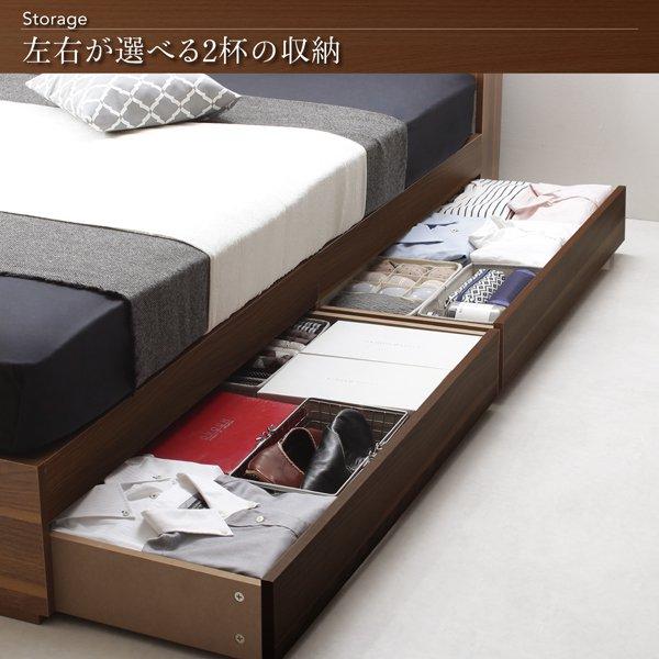 【初期/レア】 ダブルベッド マットレス付き 国産カバーポケットコイル 収納付きベッド 【1192712379】(41879円)