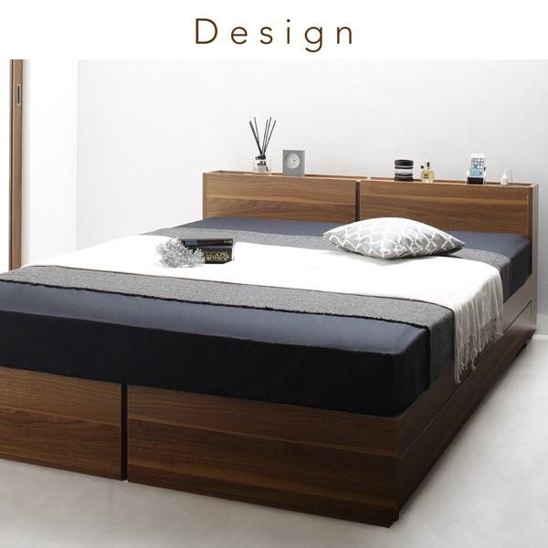 【初期/レア】 ダブルベッド マットレス付き 国産カバーポケットコイル 収納付きベッド 【1192712379】(41879円)