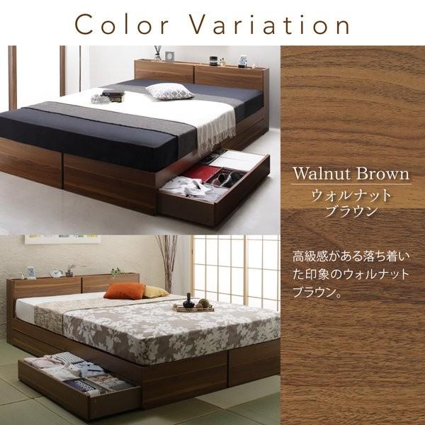 【初期/レア】 ダブルベッド マットレス付き 国産カバーポケットコイル 収納付きベッド 【1192712379】(41879円)