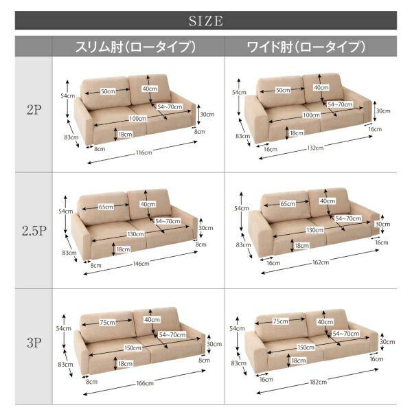 ローソファー オットマンセット 2.5人掛け こたつ 低い ワイド肘//ハイタイプ/2.5P |  | 17