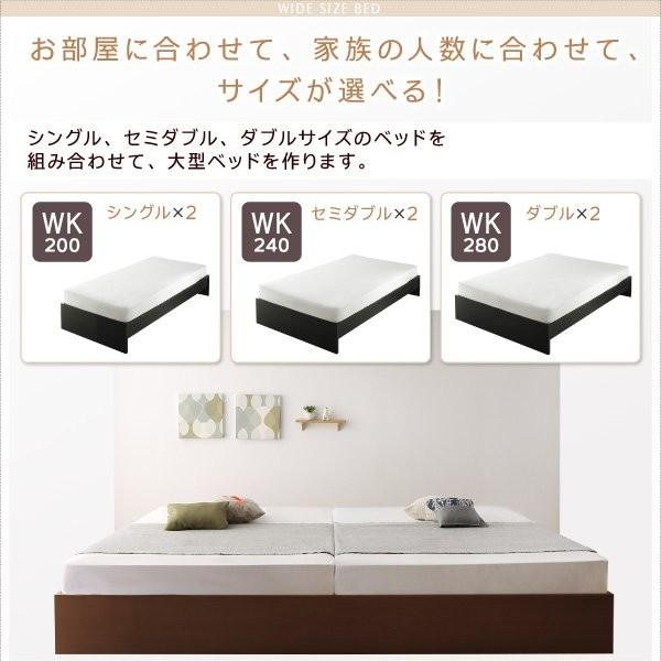 ギフ_包装 組立設置付 連結ベッド マットレス付き スタンダードボンネルコイル ワイドK240(SD×2) 日本製 キングサイズベッド
