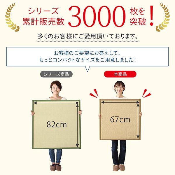 置き畳 67×67cm 1枚 おしゃれ 夏用 撥水国産 日本製 ジョイントマット ユニット畳 |  | 03