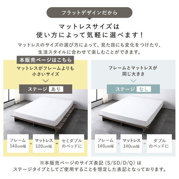 すのこベッド ベッドフレームのみ セミダブル コンセント付き |  | 09