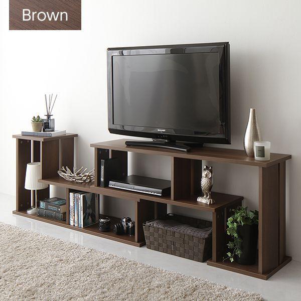 (タイムセール中) テレビ台 ローボード 幅105cm〜210cm おしゃれ ブラック 40インチ/43インチ/48インチ/50インチ/55インチ/60インチ/65インチ 伸縮 |  | 06