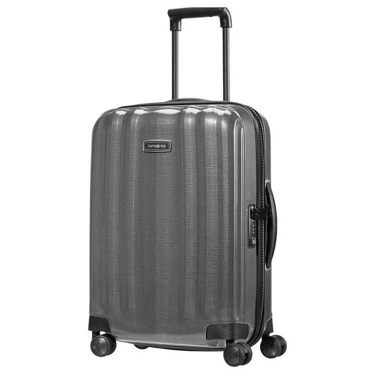 ラウンド の 翌日出荷 スーツケース サムソナイト ライトキューブ 機内持込み ハードタイプ キャリーケース デラックス スピナー 55 エクリプスグレー 幅23センチ 容量43 5l 3泊 5泊目安 キャリーケース スーツケース 2957 ダブルアーク 日本の職人技