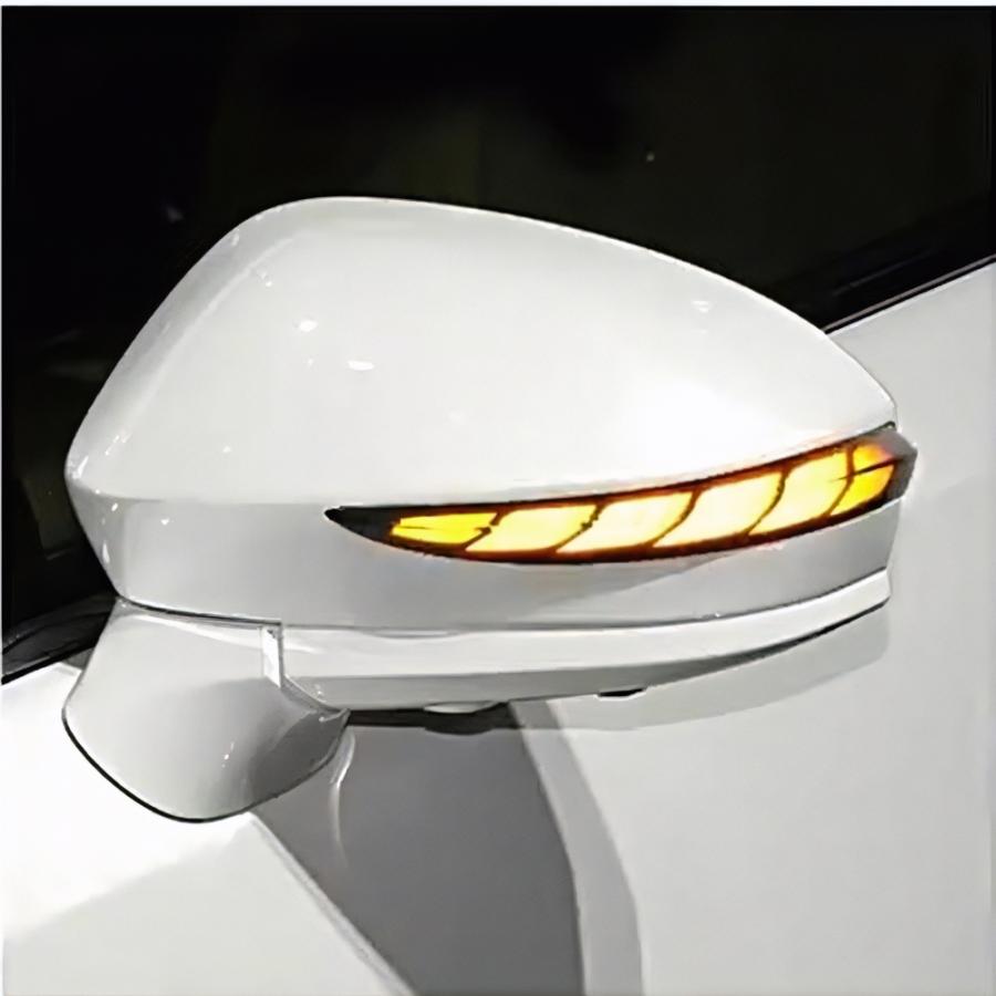 進化版 流れるウインカー MIRAI ミライ JPD10 ドアミラー シーケンシャル 流星 ハイフラ対策済み カプラーオン 左右セット スモークレンズの画像