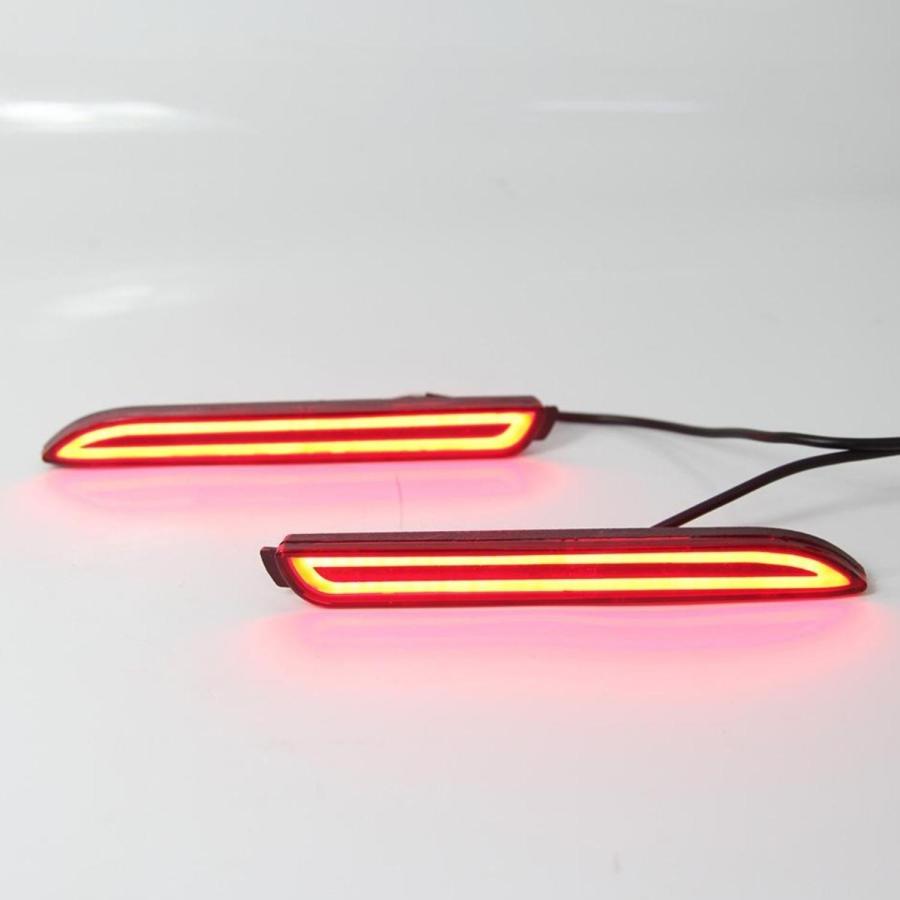 la150s後期テールスモークテール、LEDリフレクター、ウインカーポジション LEDリフレクター スモークレンズ ダイハツ ムーブカスタム LA150S
