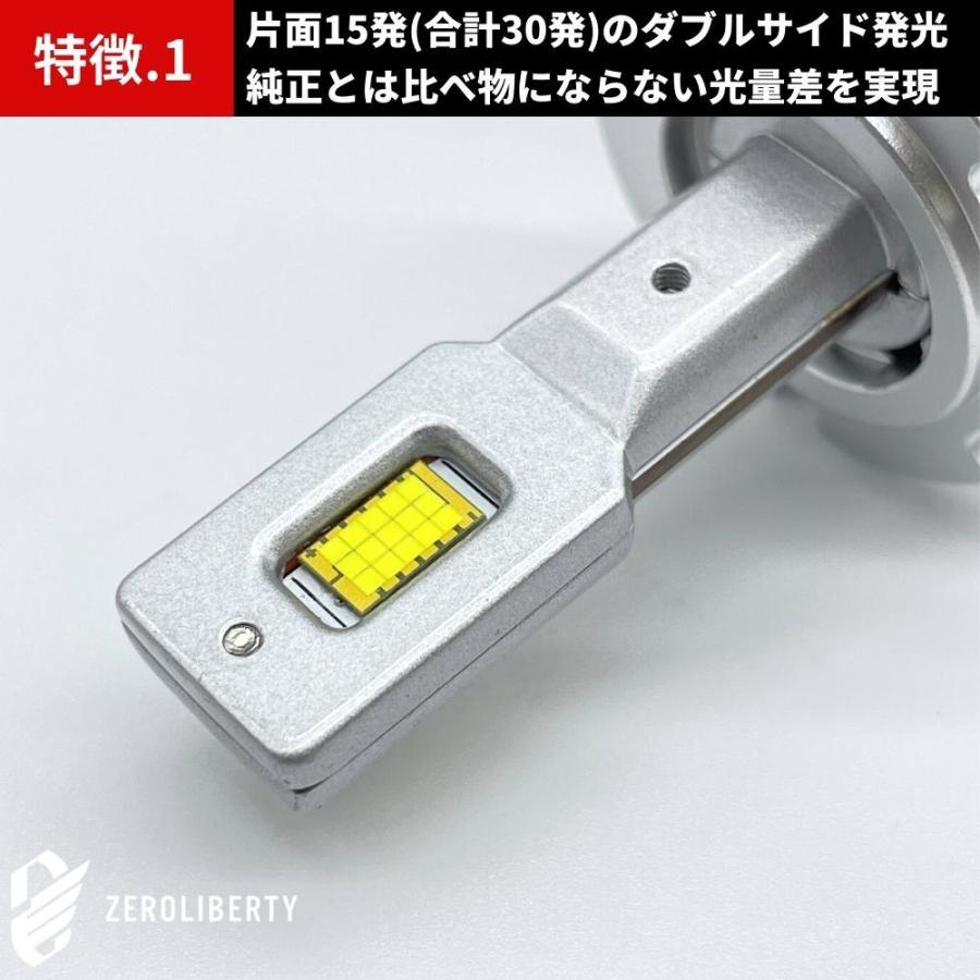 フィット 後期 GE系 LEDコンバージョンキット D2R 両面発光 純正HIDをLED化 純正HID車用 交換 ヘッドライト カプラーオン 2本セット｜doubleaxel｜03