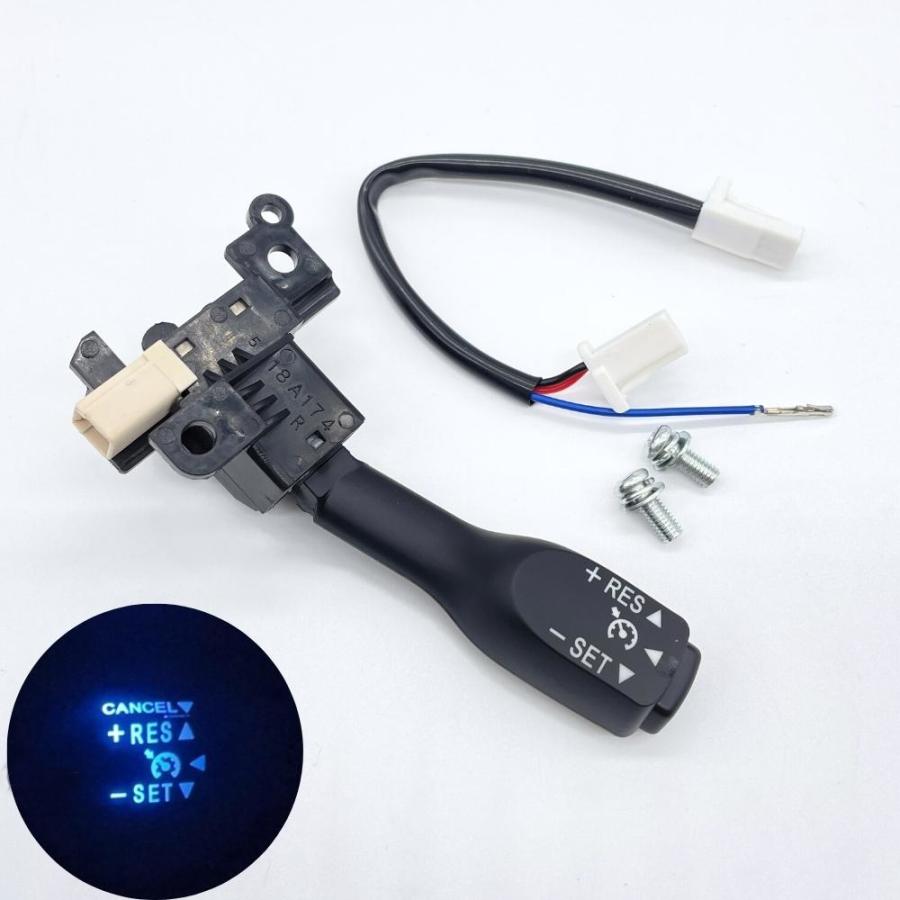 プリウス ZVW30 LED付き クルーズコントロールスイッチ アイスブルー