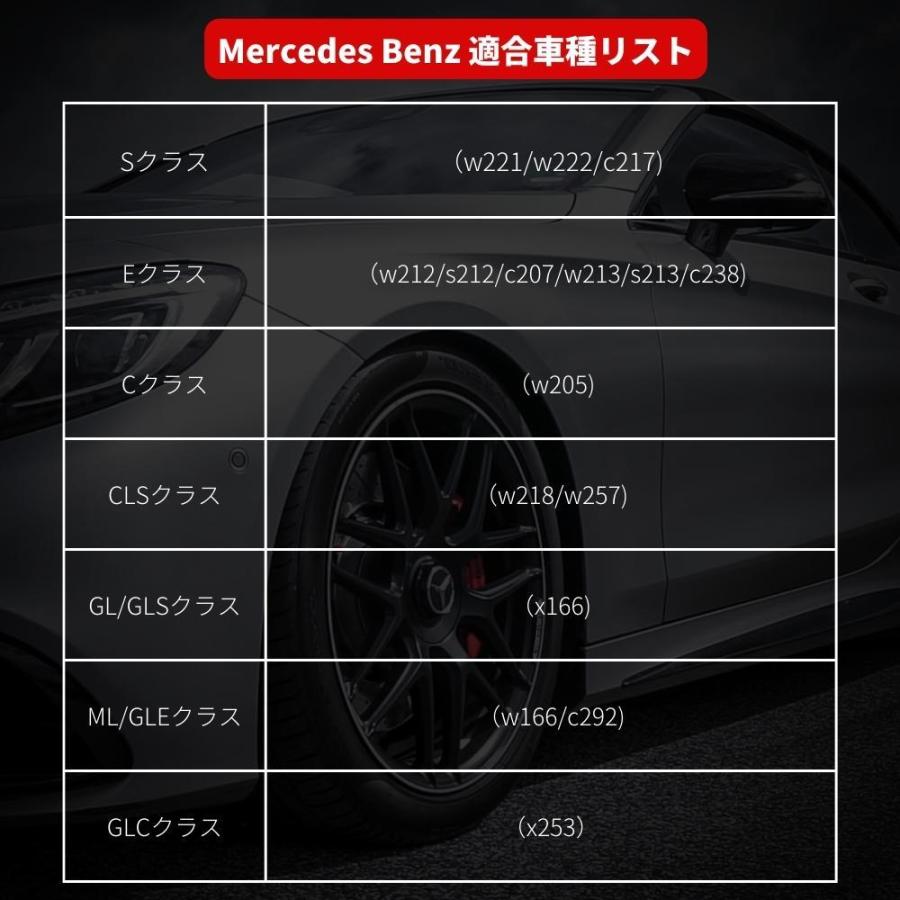 取説付き ベンツ Cクラス w205 ロワリングモジュール OBD +40mm〜-70mm