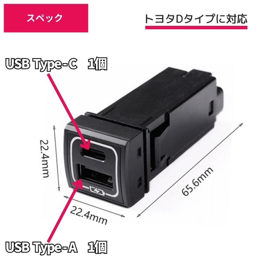 ライズ ハイブリッド A202A R3/11- トヨタDタイプ デュアル USBポート
