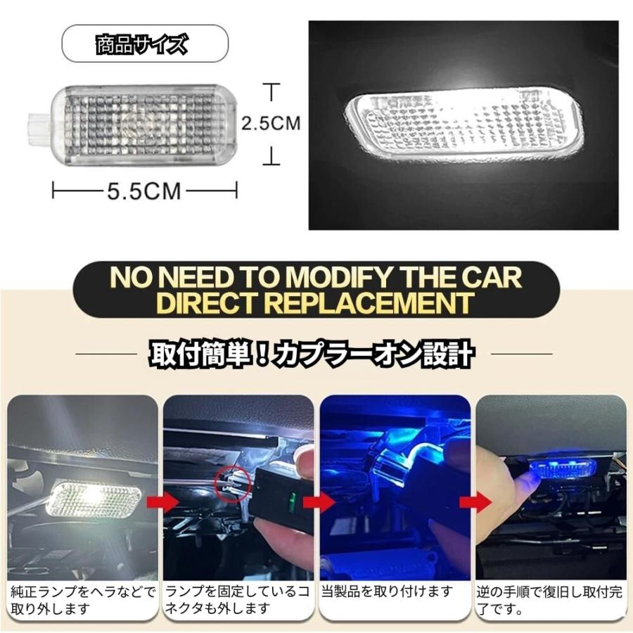 ポルシェ 987 ボクスター 2005-2010年 7色マルチカラー LEDフット