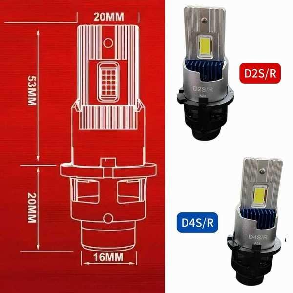 エスティマ 前期 MCR.ACR30/40系 純正同型オールインワン 次世代型 LEDコンバージョンキット D2S/D2R 30発 6000k へッドライト｜doubleaxel｜09