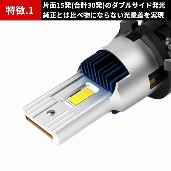 シビック セダン FD1/2 純正同型オールインワン 次世代型 LEDコンバージョンキット D2S/D2R 30発 6000k へッドライト｜doubleaxel｜04