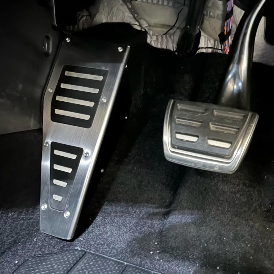 VW ティグアン ゴルフ7 GOLF7 専用 純正風 アルミフットレスト 高級