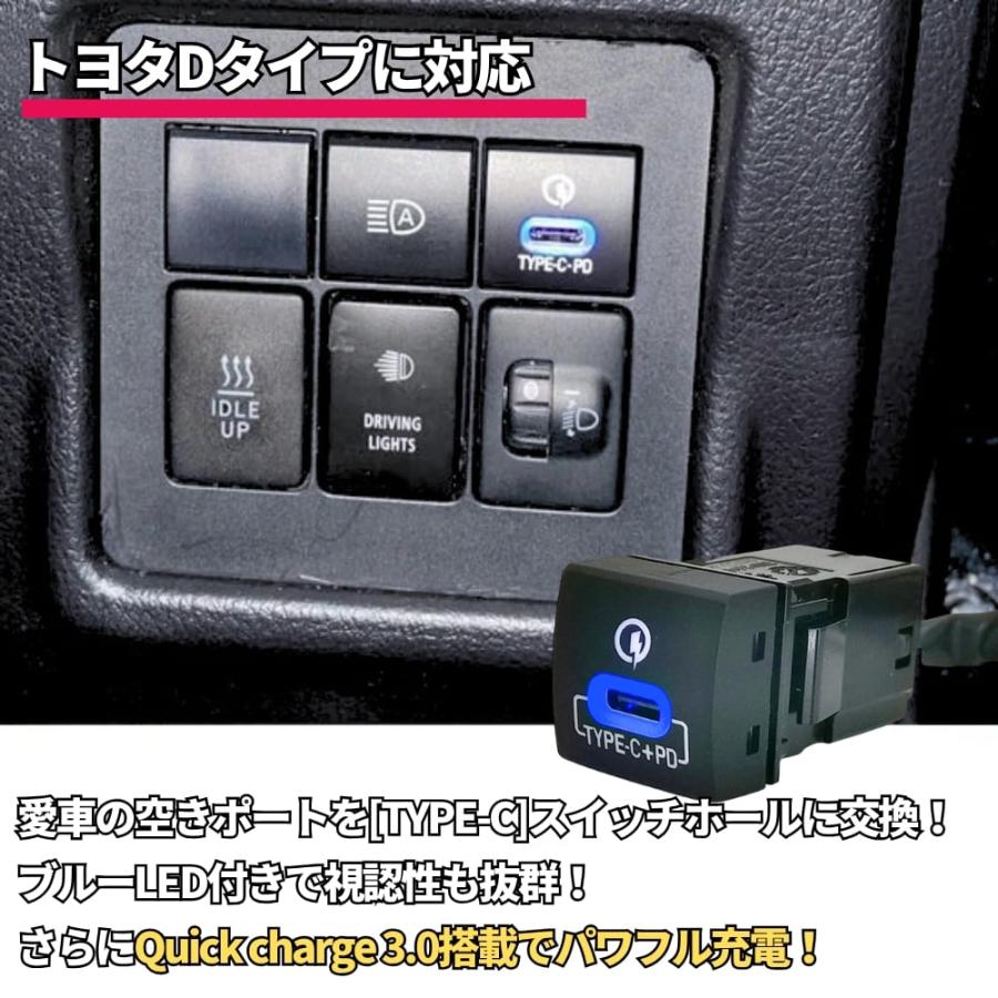ヴォクシー ハイブリッド ZWR90W/95W R4/1- ブルーLED付 Dタイプ USB
