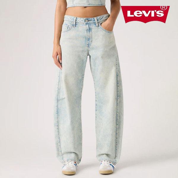 SALE10%OFF Levi’s リーバイス ボトムス BAGGY DAD バレルジーンズ ライトインディゴ フルレングス デニム ジーンズ 0039a-0017
