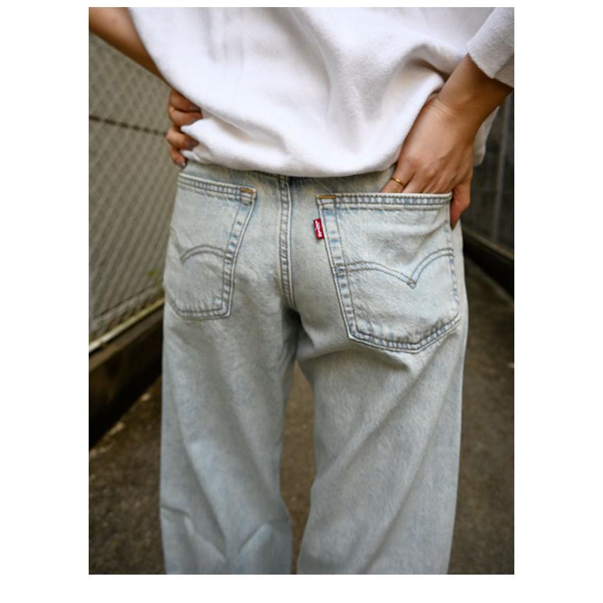 Levi's リーバイス ボトムス BAGGY DAD バレルジーンズ ライトインディゴ フルレングス デニム ジーンズ 0039a-0017_18
