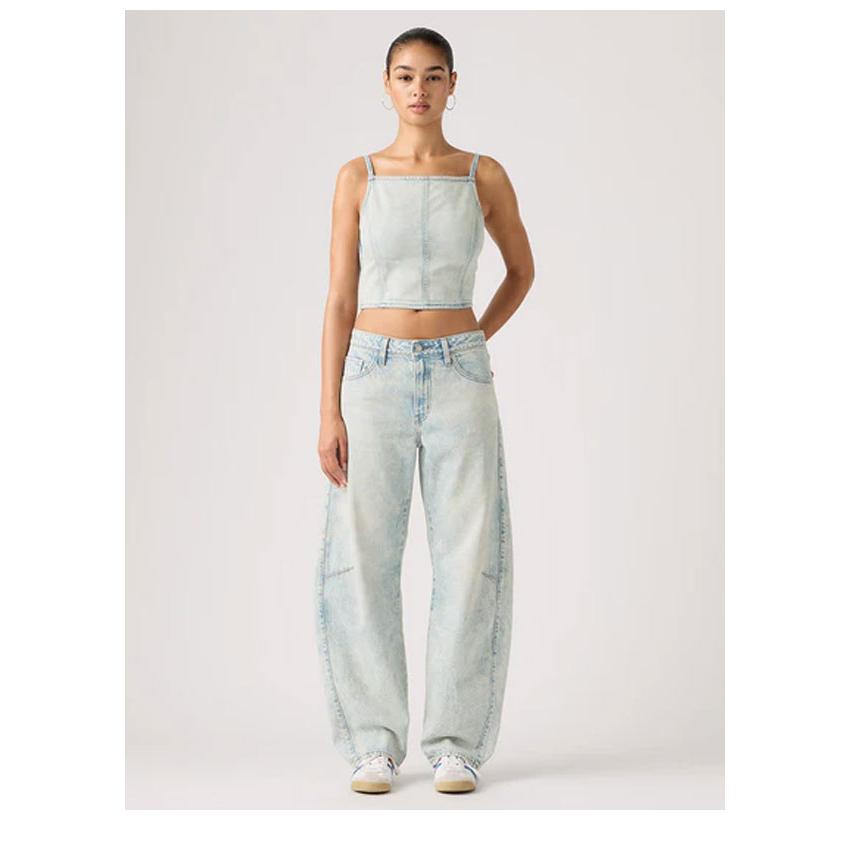 Levi's リーバイス ボトムス BAGGY DAD バレルジーンズ ライトインディゴ フルレングス デニム ジーンズ 0039a-0017_2