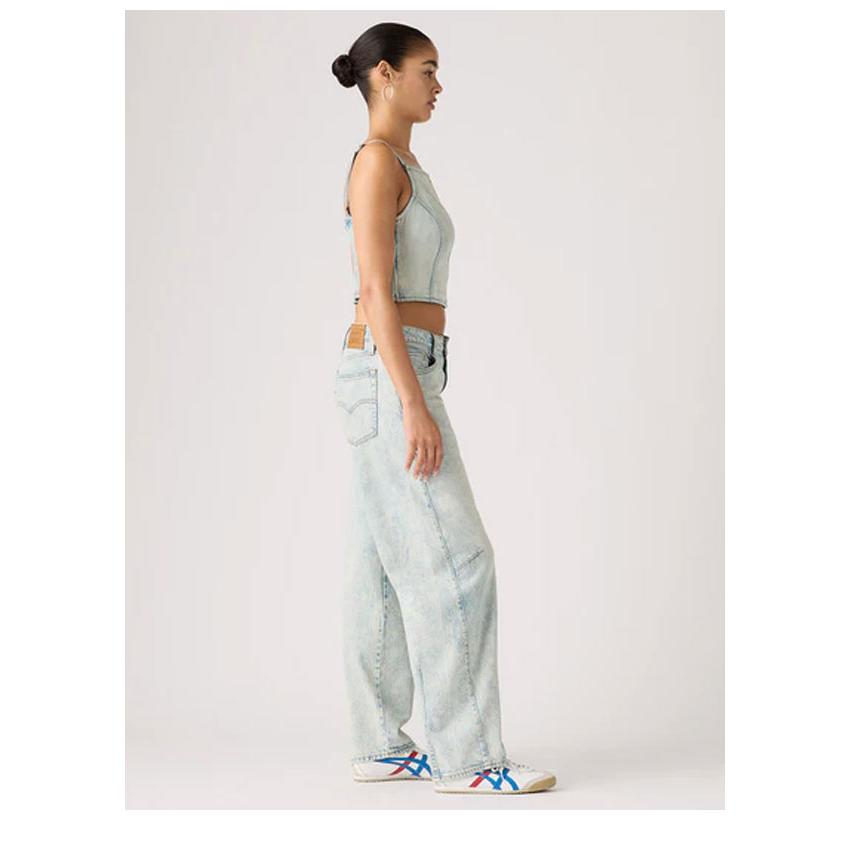 Levi's リーバイス ボトムス BAGGY DAD バレルジーンズ ライトインディゴ フルレングス デニム ジーンズ 0039a-0017_3