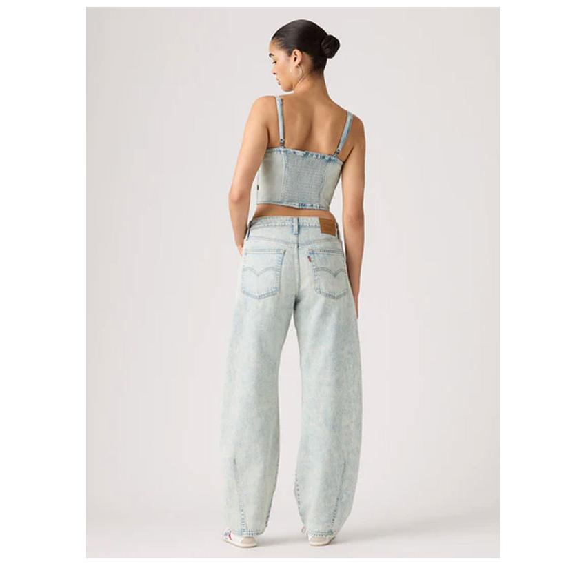 Levi's リーバイス ボトムス BAGGY DAD バレルジーンズ ライトインディゴ フルレングス デニム ジーンズ 0039a-0017_4
