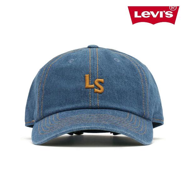 SALE10%OFF Levi’s リーバイス モノグラム キャップ 帽子 刺繍 ロゴ デニム 004bs-0002 男女兼用 レディース メンズ