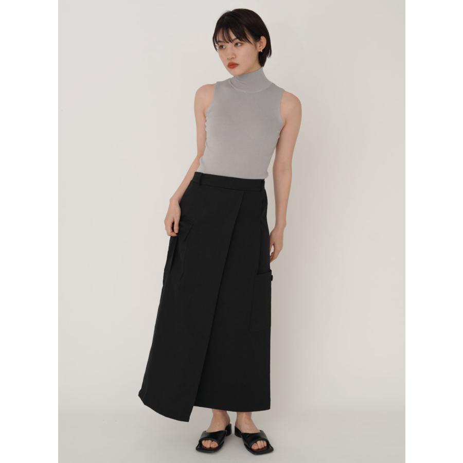 SALE60%OFF エギュゼ iGUISER ボトムス cotton wrap skirt コットンラップスカート ロング丈 ig-010 | 