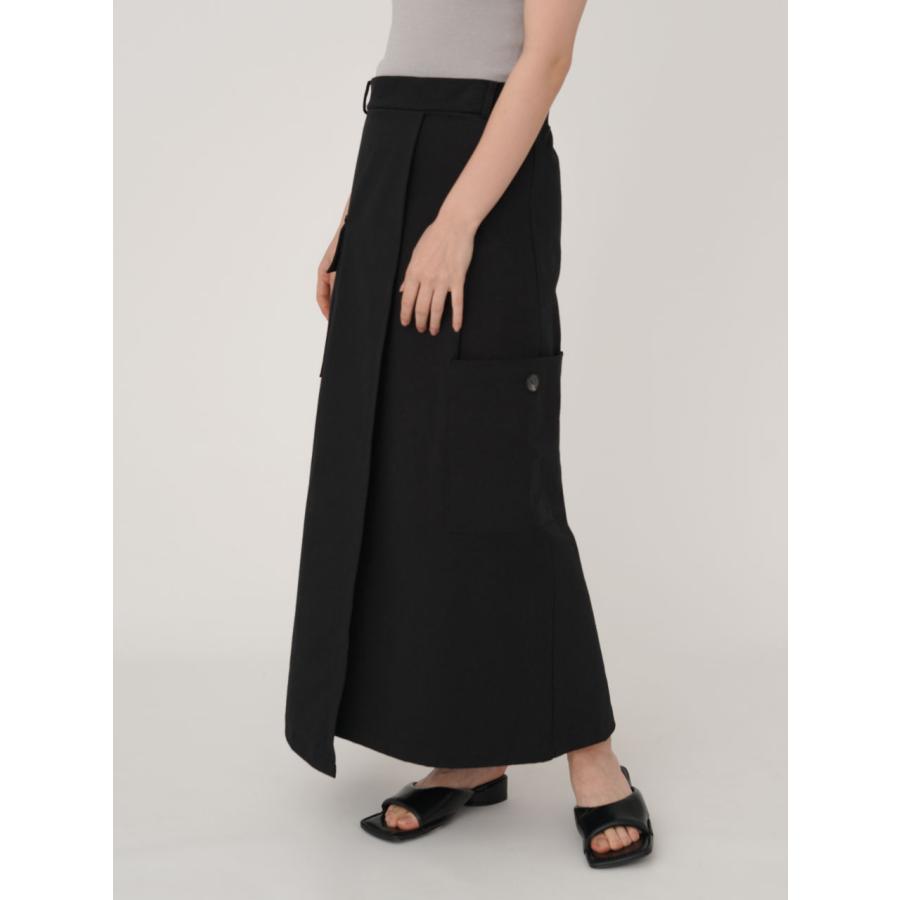 SALE60%OFF エギュゼ iGUISER ボトムス cotton wrap skirt コットンラップスカート ロング丈 ig-010 |  | 10