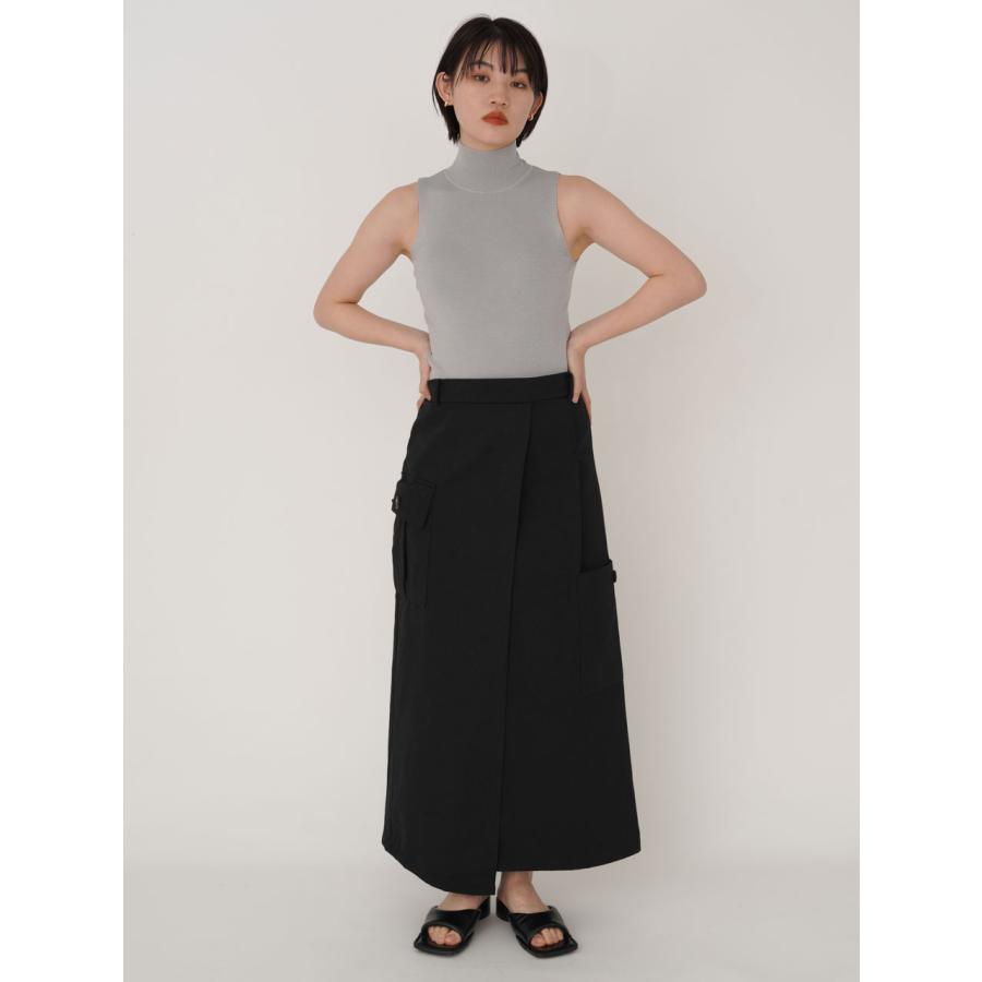 SALE60%OFF エギュゼ iGUISER ボトムス cotton wrap skirt コットンラップスカート ロング丈 ig-010 |  | 01