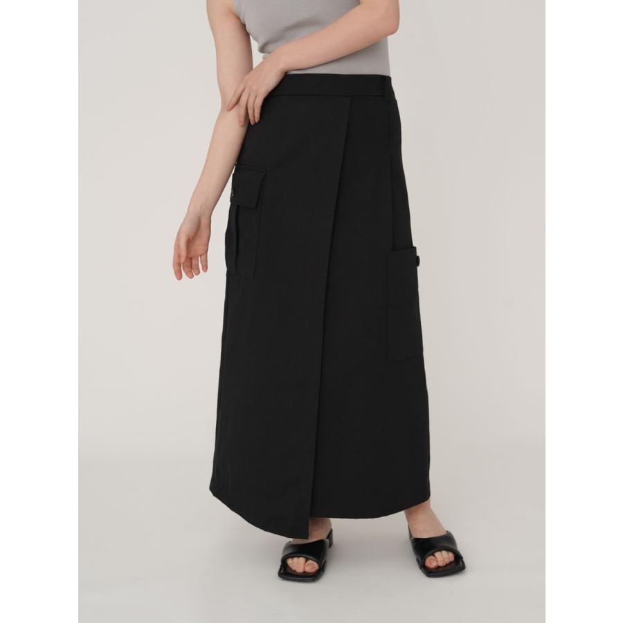 SALE60%OFF エギュゼ iGUISER ボトムス cotton wrap skirt コットンラップスカート ロング丈 ig-010 |  | 08