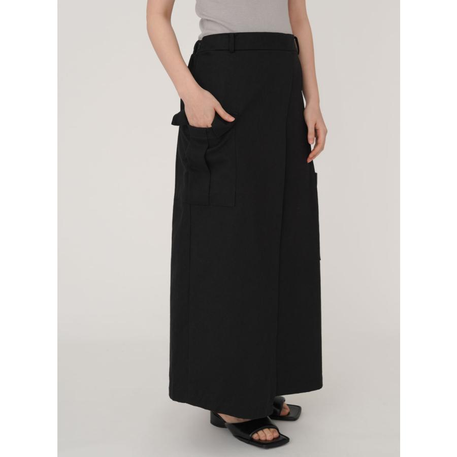 SALE60%OFF エギュゼ iGUISER ボトムス cotton wrap skirt コットンラップスカート ロング丈 ig-010 |  | 09
