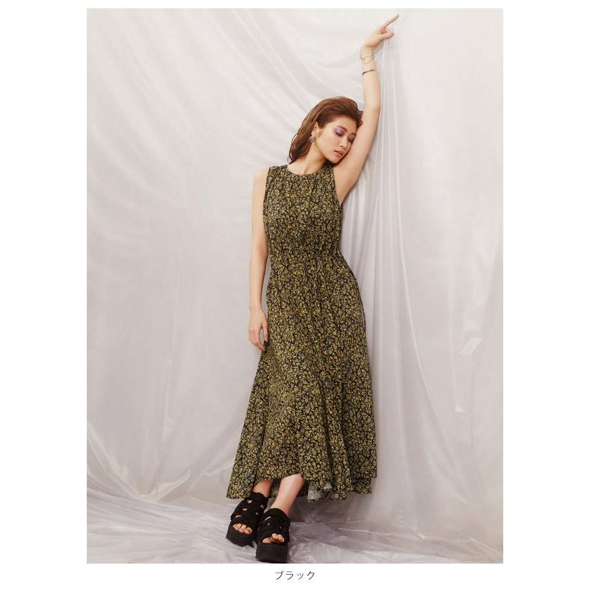 Sale ムルーア Murua 春夏 通販 リトルフラワーワンピース レディース ワンピース ロング丈 マキシ丈 ノースリーブ キャミワンピース 小花柄 花柄 バッグ ワンピースのダブルハート 通販 Yahoo ショッピング